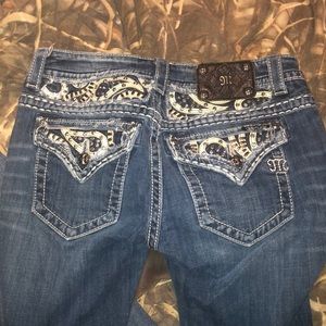 Size 27 boot cut Miss Me jeans